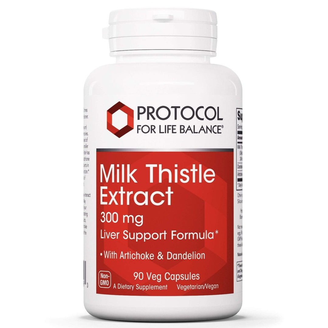 Protocol for Life Balance Milk Thistle Extract 300g 90 Vegcaps - P4739 - The Oasis of Health