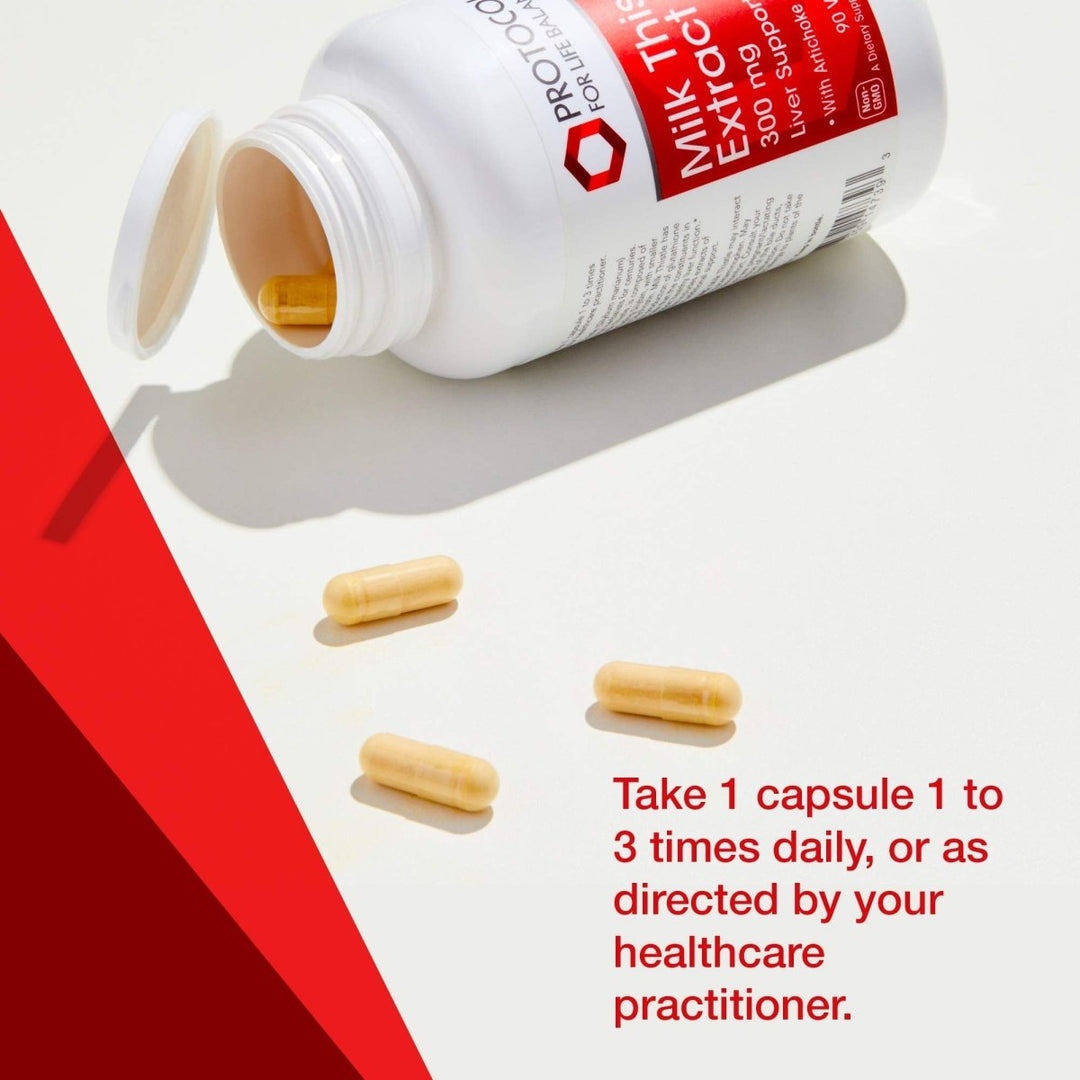 Protocol for Life Balance Milk Thistle Extract 300g 90 Vegcaps - P4739 - The Oasis of Health