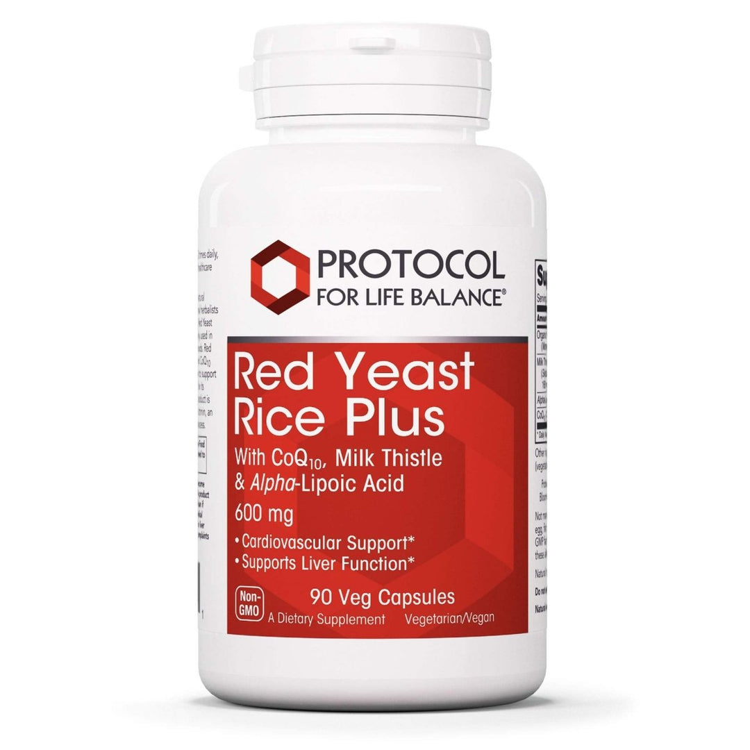 Protocol for Life Balance Red Yeast Rice Plus 600mg 90 Vcaps - P3321 - The Oasis of Health
