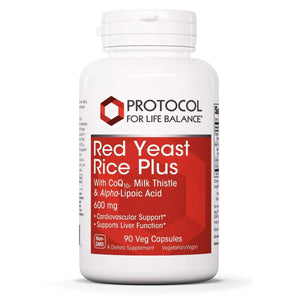 Protocol for Life Balance Red Yeast Rice Plus 600mg 90 Vcaps - P3321 - The Oasis of Health