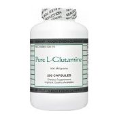 Pure L Glutamine 500 mg 250 caps - The Oasis of Health