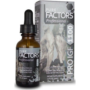 Pure Solutions - Pure Factors Professional Pro IGF 1100 From Deer Velvet Antler Extract - 1 fl. oz. - The Oasis of Health
