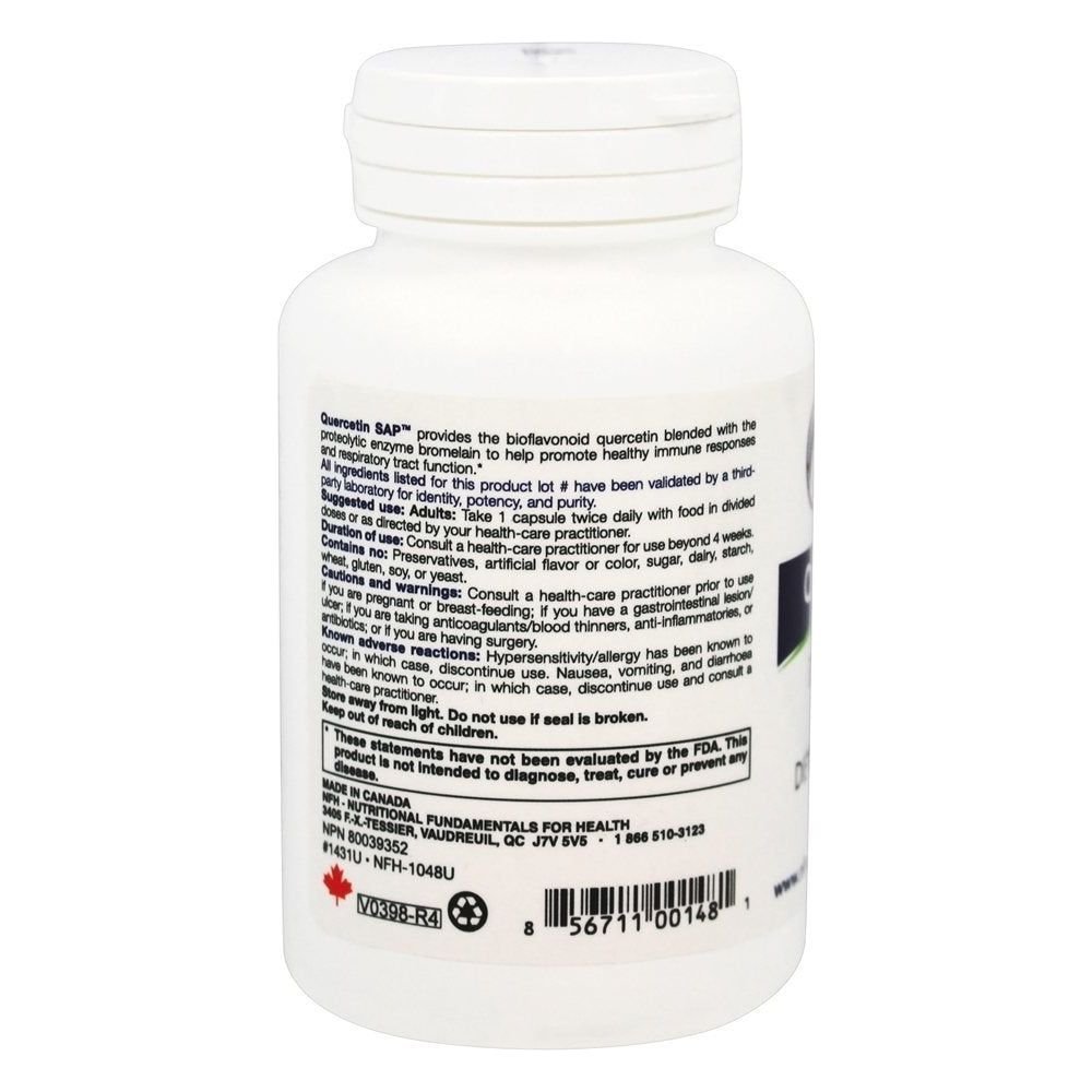 Quercetin SAP 60 Capsules - The Oasis of Health