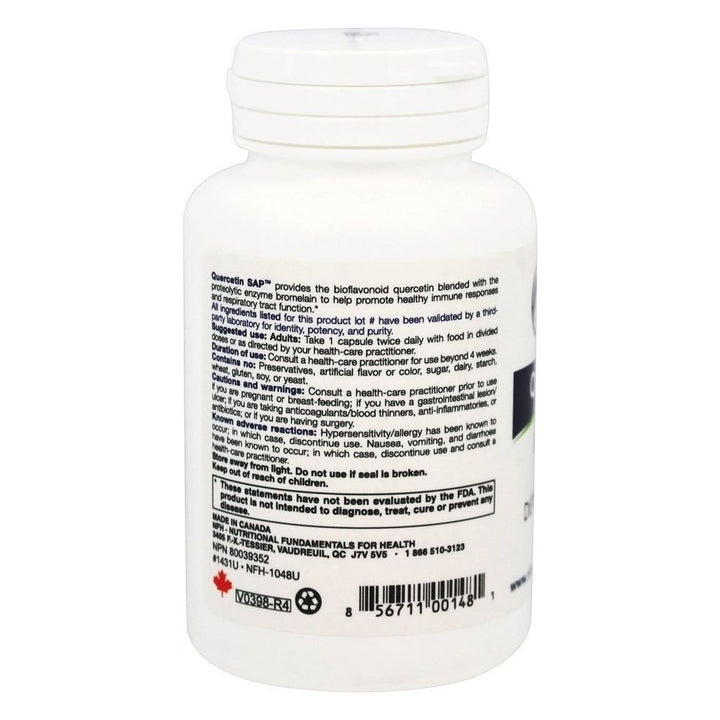 Quercetin SAP 60 Capsules - The Oasis of Health