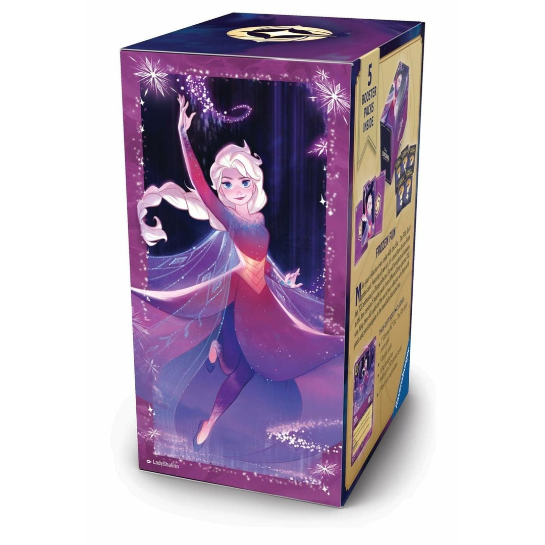 Ravensburger Disney Lorcana TCG: Elsa Gift Box – 5 Booster Packs, The Fifth Spirit Promo Card & Storage Box for 252 Cards | Trading Card Game & Disney Collectible | Ages 8+ - The Oasis of Health