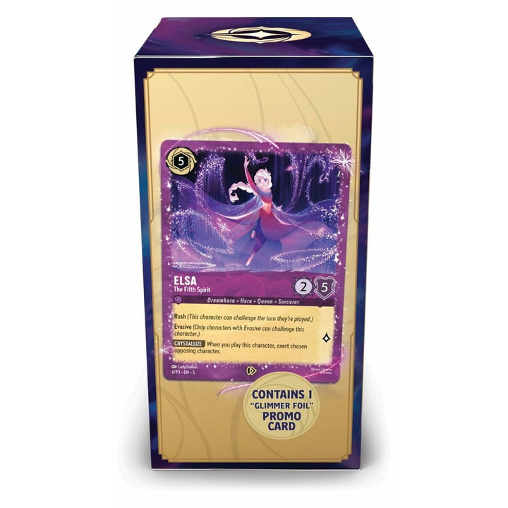 Ravensburger Disney Lorcana TCG: Elsa Gift Box – 5 Booster Packs, The Fifth Spirit Promo Card & Storage Box for 252 Cards | Trading Card Game & Disney Collectible | Ages 8+ - The Oasis of Health