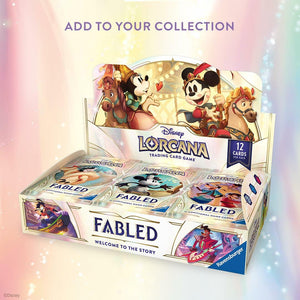 Ravensburger Disney Lorcana TCG: Fabled Booster Pack Display | 24 Packs with 12 Trading Cards Each | Ideal for Collectors & Disney Fans | Suitable for Ages 8+ - The Oasis of Health