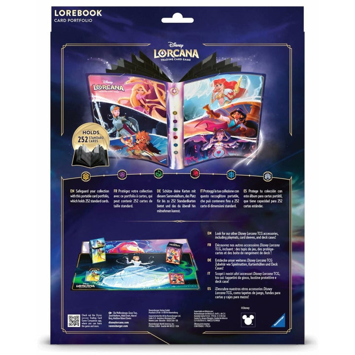 Ravensburger Disney Lorcana TCG Princess Card Portfolio | Holds Up to 252 Cards | Premium Storage | Stylish Protection | Ideal for Collectors & Players | Ages 8+ - The Oasis of Health
