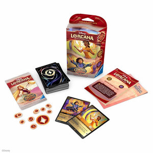 Ravensburger Disney Lorcana TCG: Reign of Jafar Single - Player Deck – Amber & Amethyst for Ages 8 and Up | Engaging Gameplay | Over 200 Original Disney Artworks - The Oasis of Health