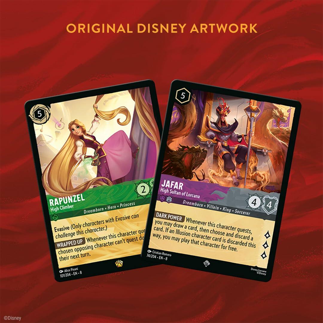 Ravensburger Disney Lorcana TCG: Reign of Jafar Single - Player Deck – Ruby & Steel for Ages 8 and Up| Engaging Gameplay | Over 200 Original Disney Artworks - The Oasis of Health