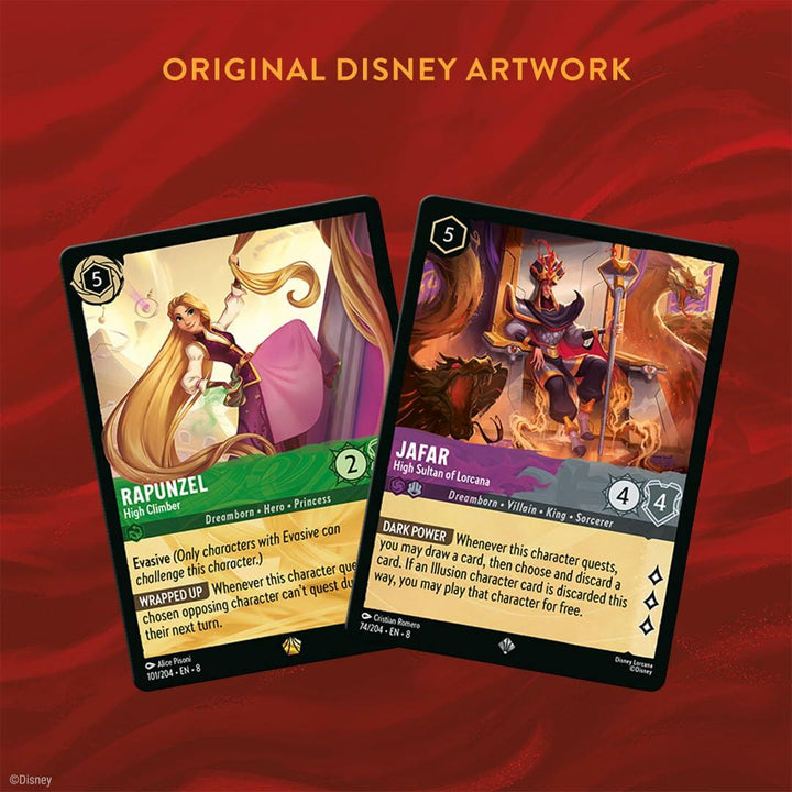 Ravensburger Disney Lorcana TCG: Reign of Jafar Single - Player Deck – Ruby & Steel for Ages 8 and Up| Engaging Gameplay | Over 200 Original Disney Artworks - The Oasis of Health