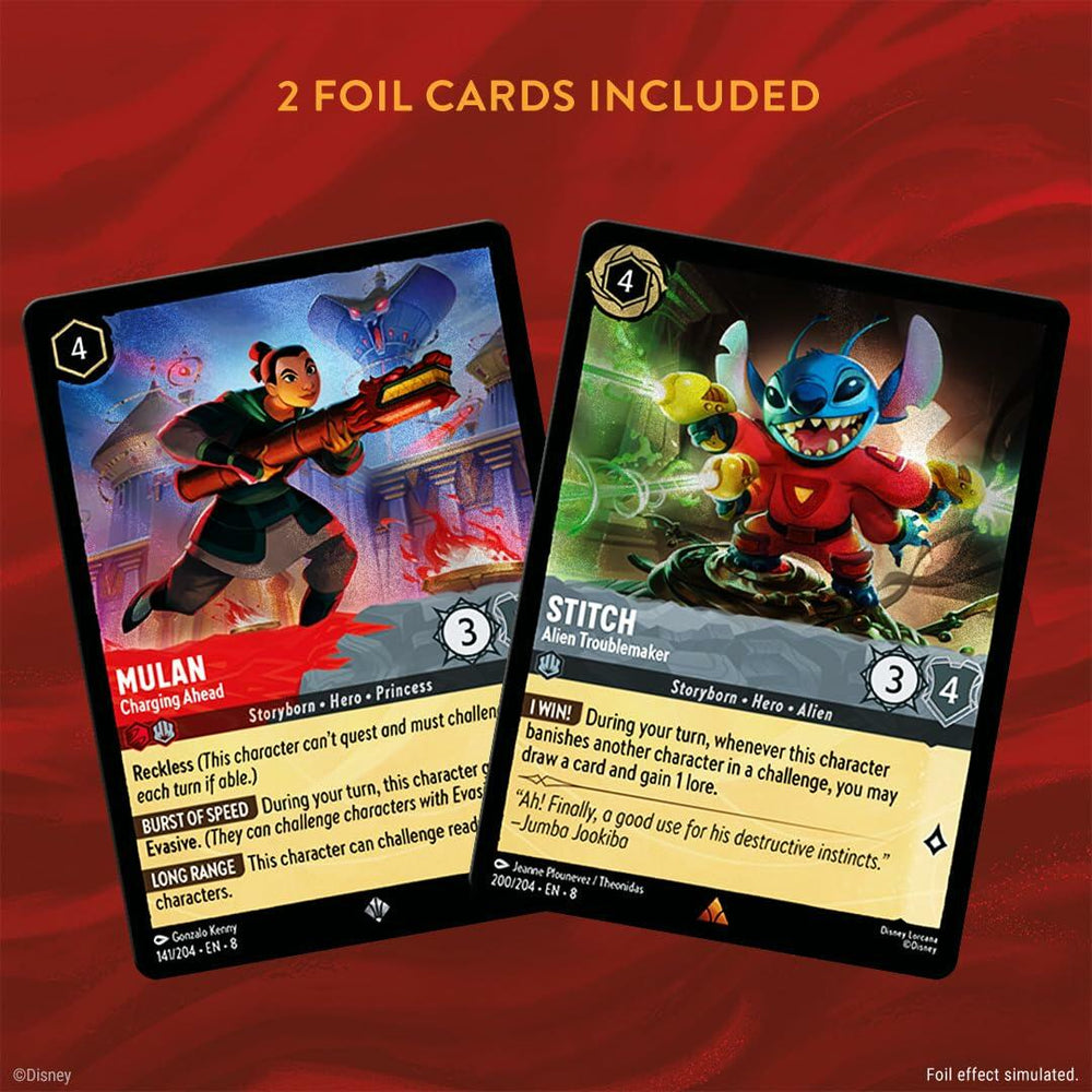 Ravensburger Disney Lorcana TCG: Reign of Jafar Single - Player Deck – Ruby & Steel for Ages 8 and Up| Engaging Gameplay | Over 200 Original Disney Artworks - The Oasis of Health