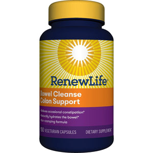 Renew Life? Adult Cleanse - Bowel Cleanse Colon Support, Constipation Relief - Dairy & Soy Free - 150 Vegetarian Capsules - The Oasis of Health