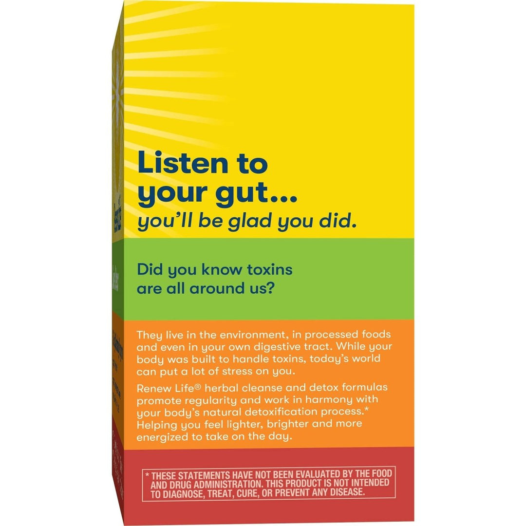Renew Life Adult Cleanse - Liver Detox - 2 - Part, 30 - Day Program - Gluten & Dairy Free - 120 Vegetarian Capsules (Package May Vary) - The Oasis of Health