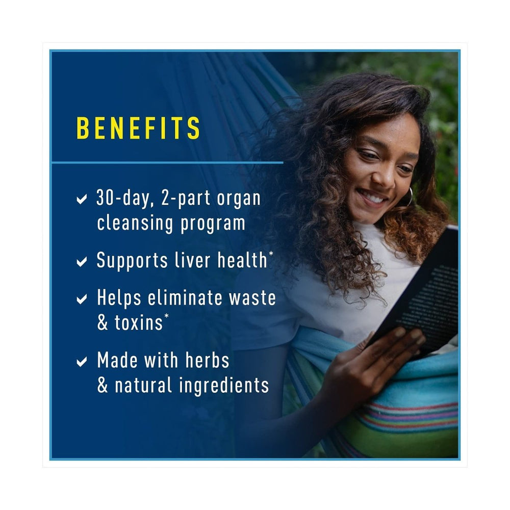 Renew Life Adult Cleanse - Liver Detox - 2 - Part, 30 - Day Program - Gluten & Dairy Free - 120 Vegetarian Capsules (Package May Vary) - The Oasis of Health