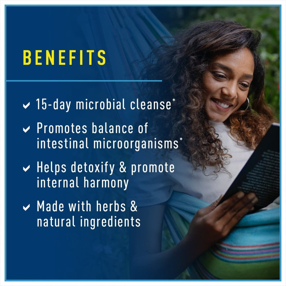 Renew Life Adult Cleanse - Microbial Cleanse & Detox , Supports Balance of Intestinal Microorganisms - 2 - Part 15 - Day Program, Gluten, Dairy & Soy Free, Vegetarian, 90 Capsules & 1 Fl. Oz. Tincture - The Oasis of Health