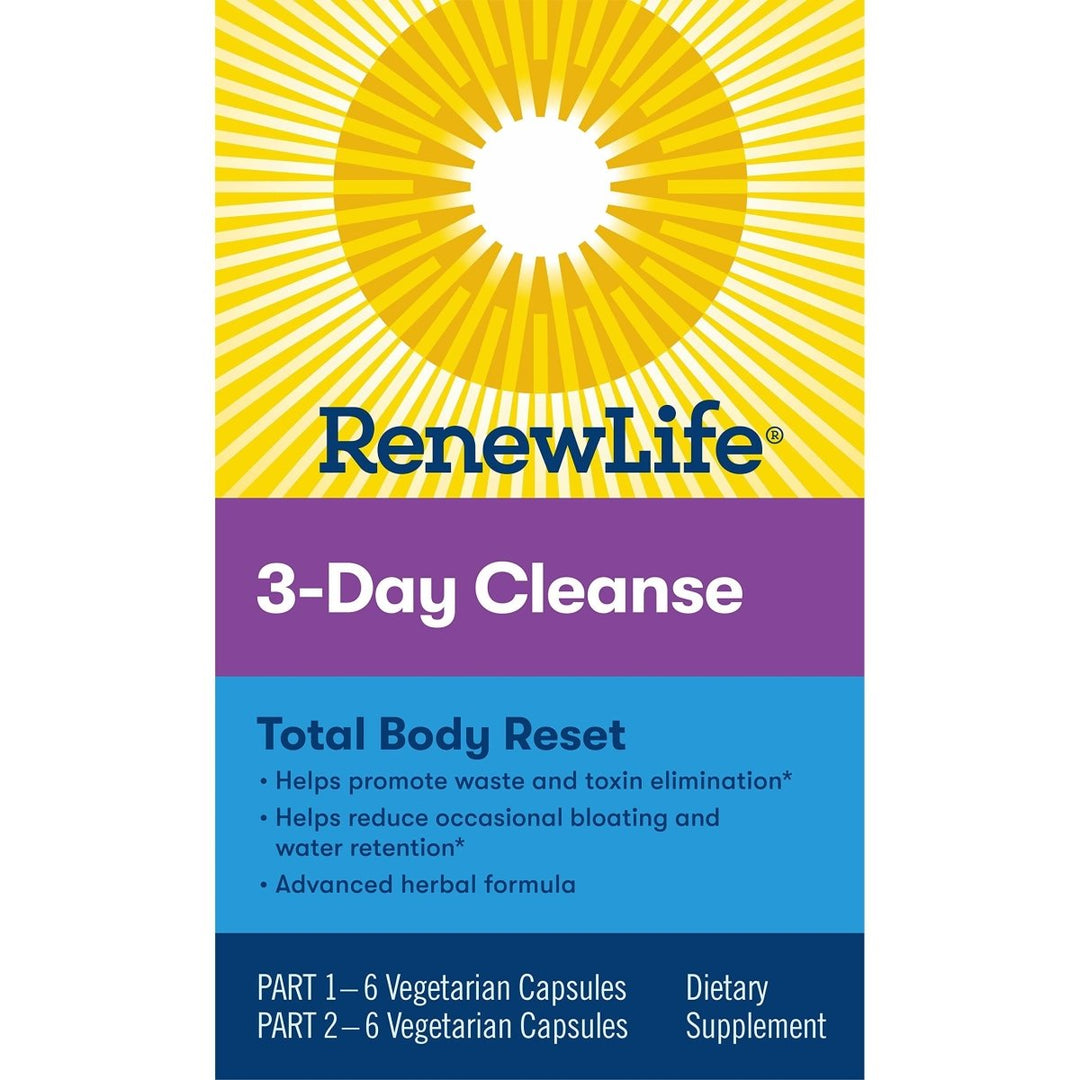Renew Life Adult Cleanse Total Body Reset - 3 - Day, 2 - Part Program - The Oasis of Health