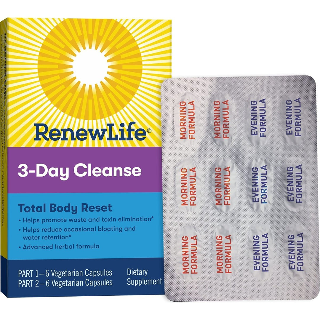 Renew Life Adult Cleanse Total Body Reset - 3 - Day, 2 - Part Program - The Oasis of Health