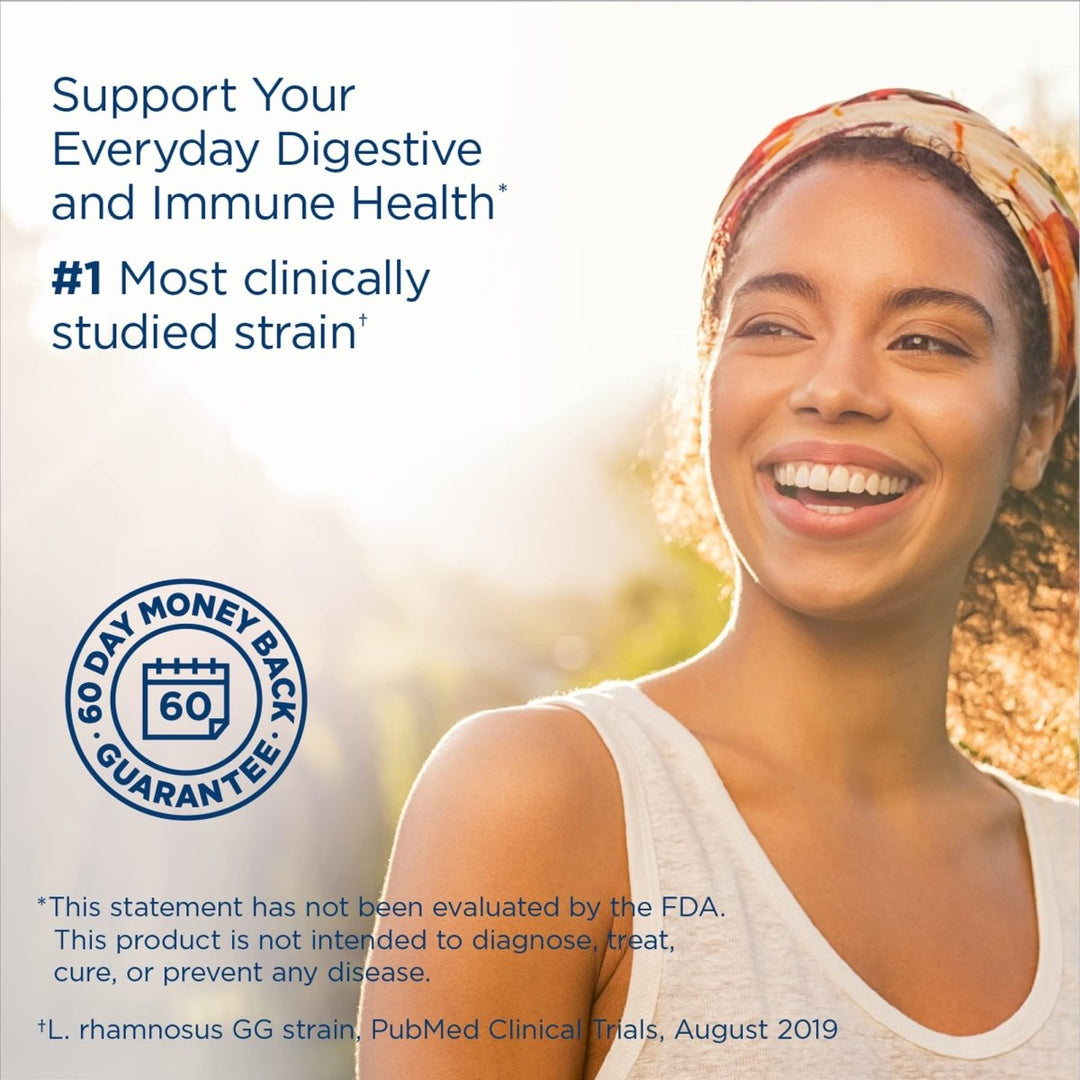 Renew Life Adult Probiotics, 15 Billion CFU Guaranteed, Everyday Probiotic Supplement for Digestive & Immune Health, Shelf Stable, Gluten Dairy & Soy Free, 60 Capsules - The Oasis of Health