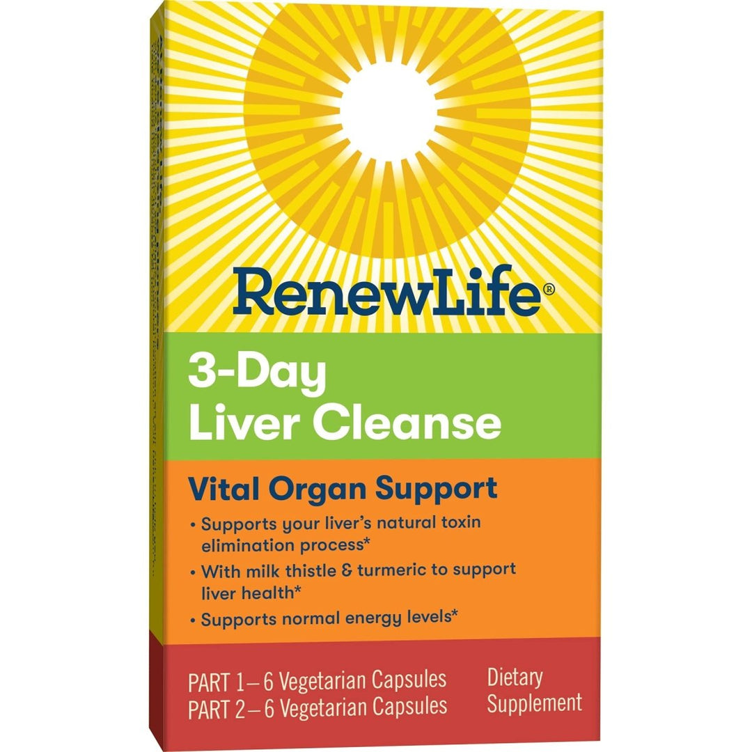 Renew Life Cleanse, Adult, 3 - Day Liver Cleanse, Dietary Supplement, 2 - Part; (Pack May Vary) (Package May Vary) - The Oasis of Health