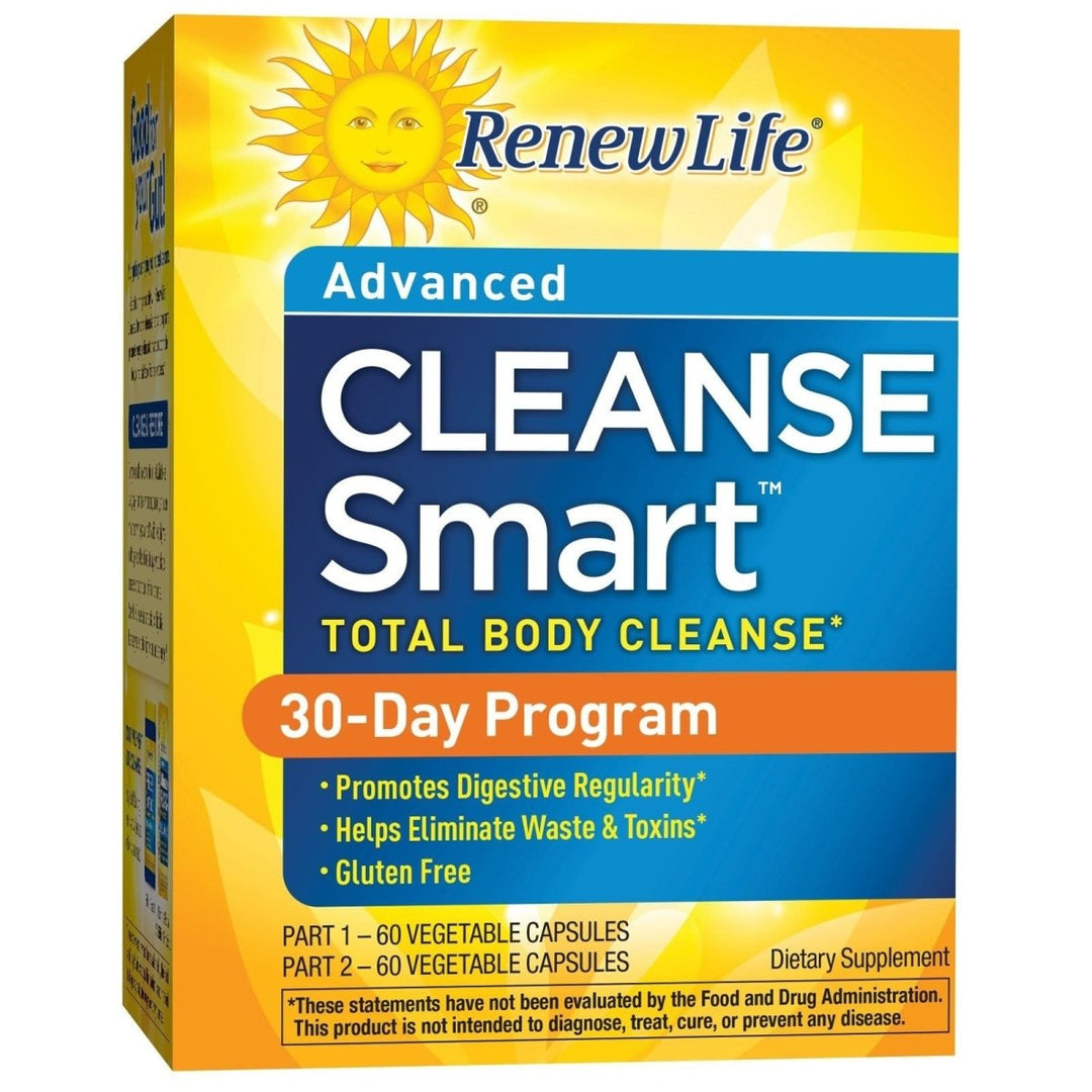 Renew Life, Cleansesmart 2 Part Kit, 120 Capsules - The Oasis of Health