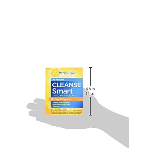 Renew Life, Cleansesmart 2 Part Kit, 120 Capsules - The Oasis of Health