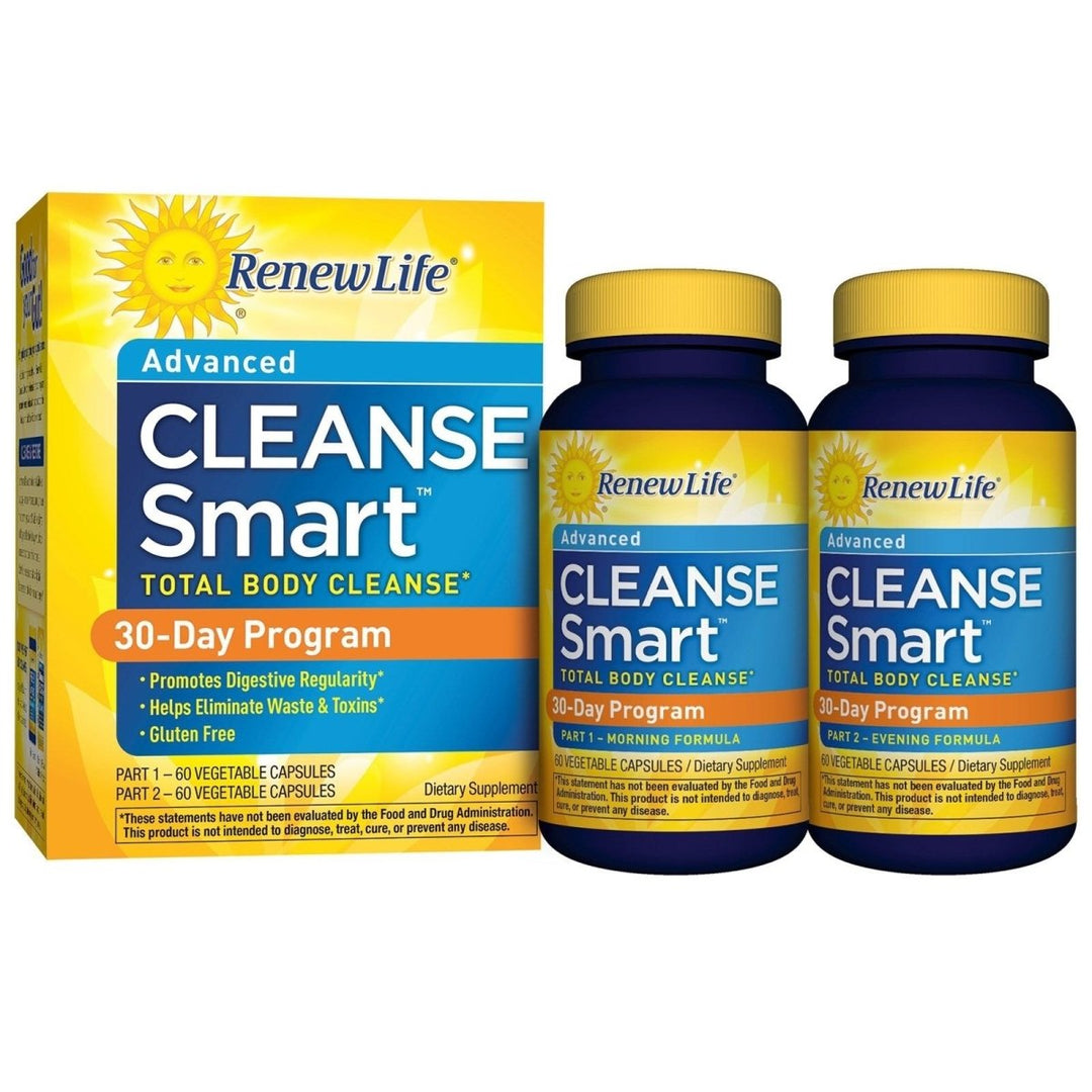 Renew Life, Cleansesmart 2 Part Kit, 120 Capsules - The Oasis of Health