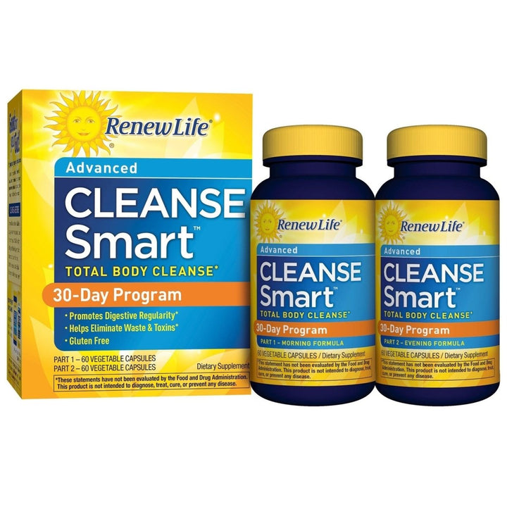 Renew Life, Cleansesmart 2 Part Kit, 120 Capsules - The Oasis of Health