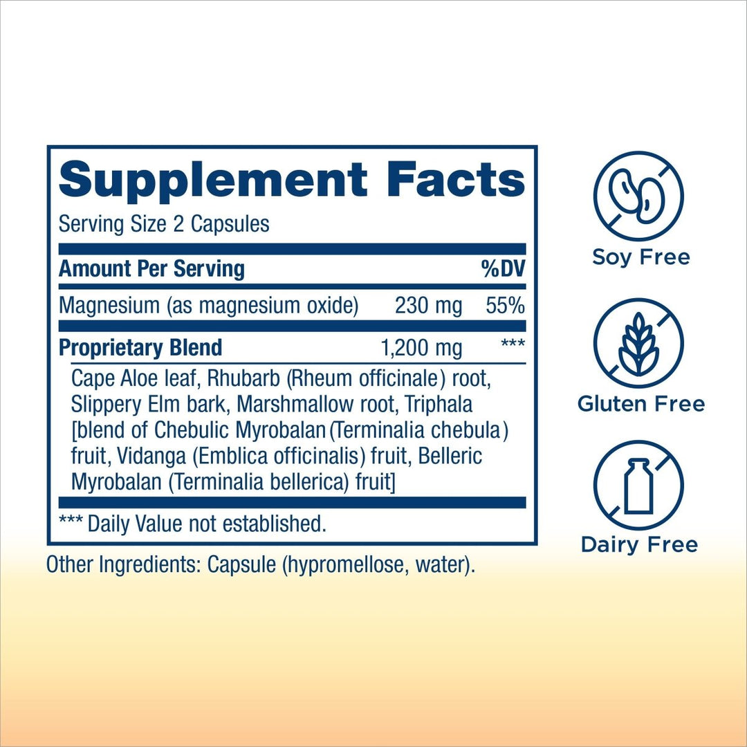 Renew Life Detox Cleanse More - Relieve Bloating and Restore Regularity - Overnight Constipation Relief - Soy, Dairy & Gluten Free - 100 Capsules - The Oasis of Health