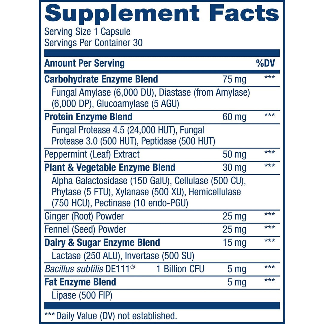 Renew Life Digestive Duo Probiotic + Enzymes 30 Vcaps - The Oasis of Health