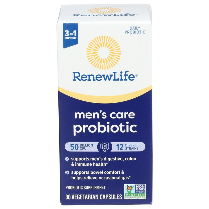 RENEW LIFE Men's Care Probiotic 50B, 30 CT - The Oasis of Health