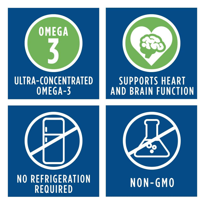 Renew Life Norwegian Gold Adult Fish Oil - Super Critical Omega, Fish Oil Omega - 3 Supplement - Gluten & Dairy Free - 60 Burp - Free Softgel Capsules - The Oasis of Health