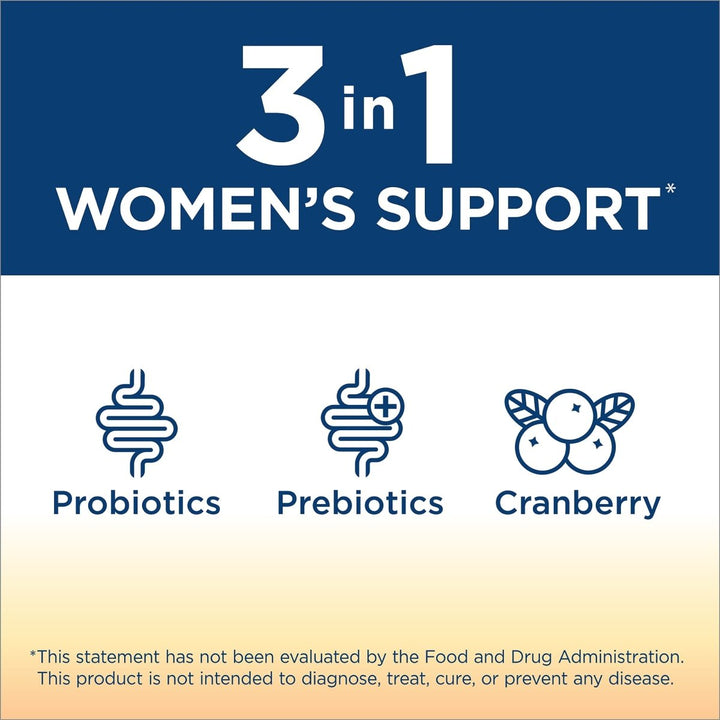 Renew Life Probiotics for Women Gummies, 2 Billion CFU, with Prebiotics, Probiotics & Cranberry, 48 Gummies - The Oasis of Health