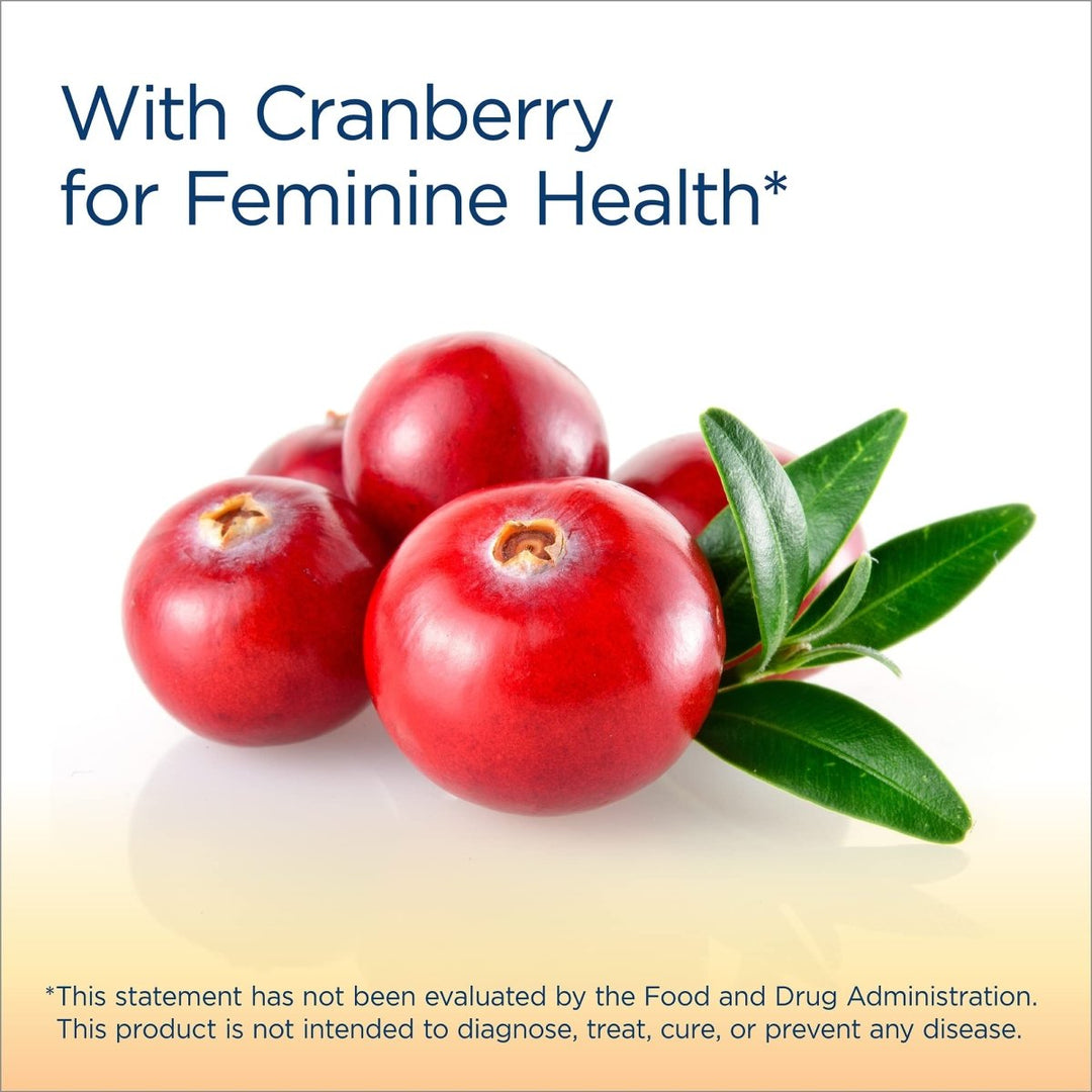 Renew Life Probiotics for Women Gummies, 2 Billion CFU, with Prebiotics, Probiotics & Cranberry, 48 Gummies - The Oasis of Health