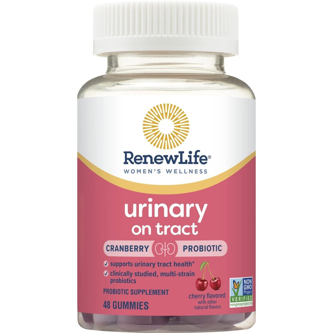 Renew Life Probiotics for Women - Support Urinary Tract Health, 2 Billion CFU, 48 Gummies - The Oasis of Health