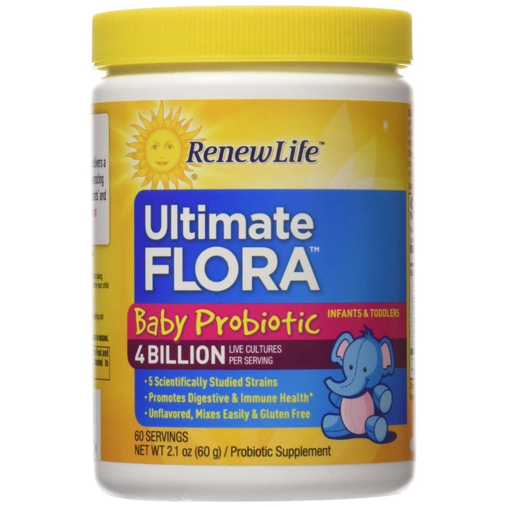 Renew Life Ultimate Flora Baby Probiotic (Formerly FloraBaby), 2.1 Ounce - The Oasis of Health