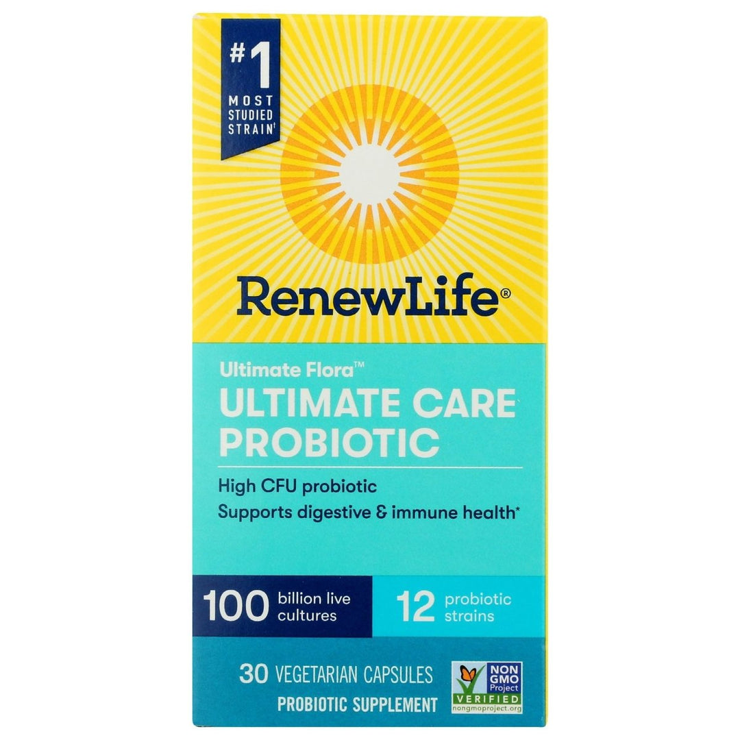 Renew Life, Ultimate Flora Care Probiotic 100 Billion, 30 Count - The Oasis of Health