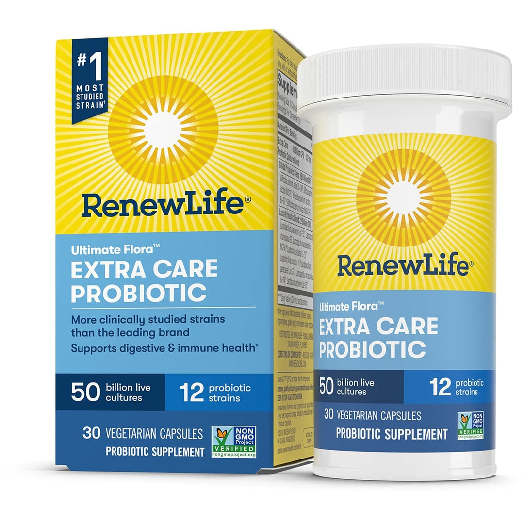 RENEW LIFE Ultimate Flora Extra Care Probiotic 50 Billion, 30 CT - The Oasis of Health