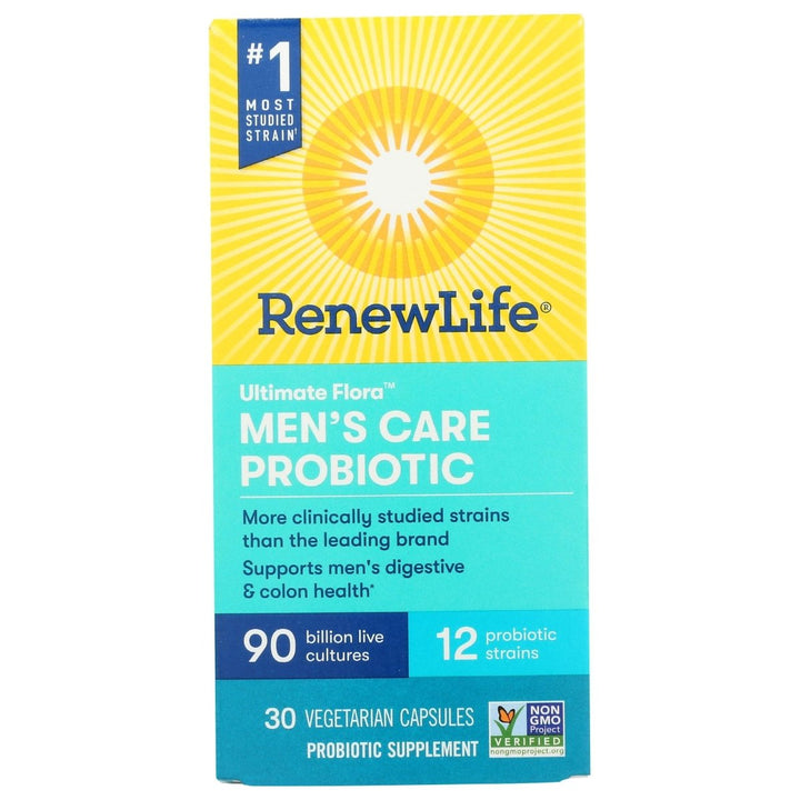 Renew Life Ultimate Flora Men's Care Probiotic - 30 Capsules - The Oasis of Health