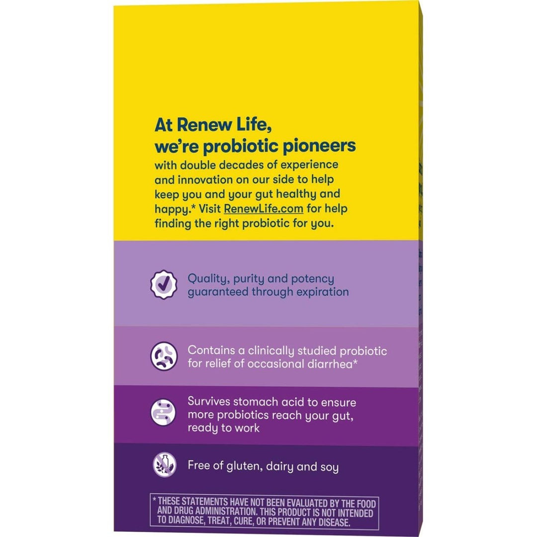 Renew Life - Ultimate Flora Probiotic Saccharomyces Boulardii - 6 Billion - 20 vegetable capsules (Packaging May Vary) - The Oasis of Health