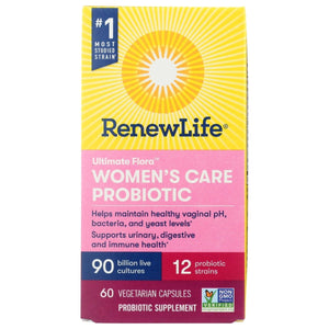 RENEW LIFE Ultimate Flora Women's Care Probiotic 90 Billion, 60 CT - The Oasis of Health