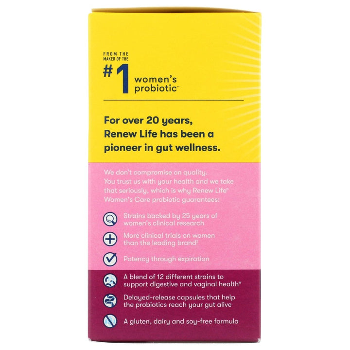 RENEW LIFE Ultimate Flora Women's Care Probiotic 90 Billion, 60 CT - The Oasis of Health
