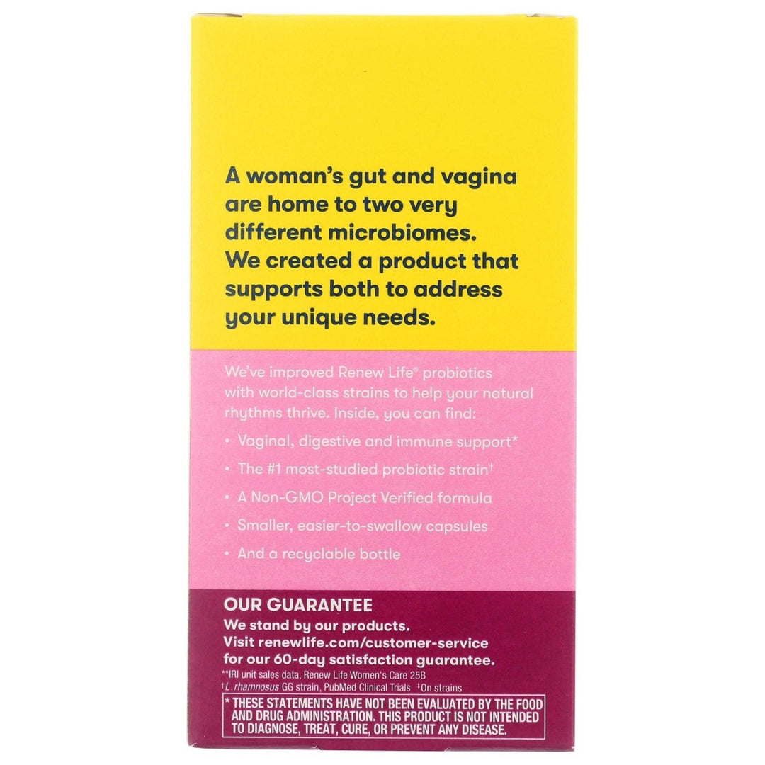 RENEW LIFE Ultimate Flora Women's Care Probiotic 90 Billion, 60 CT - The Oasis of Health