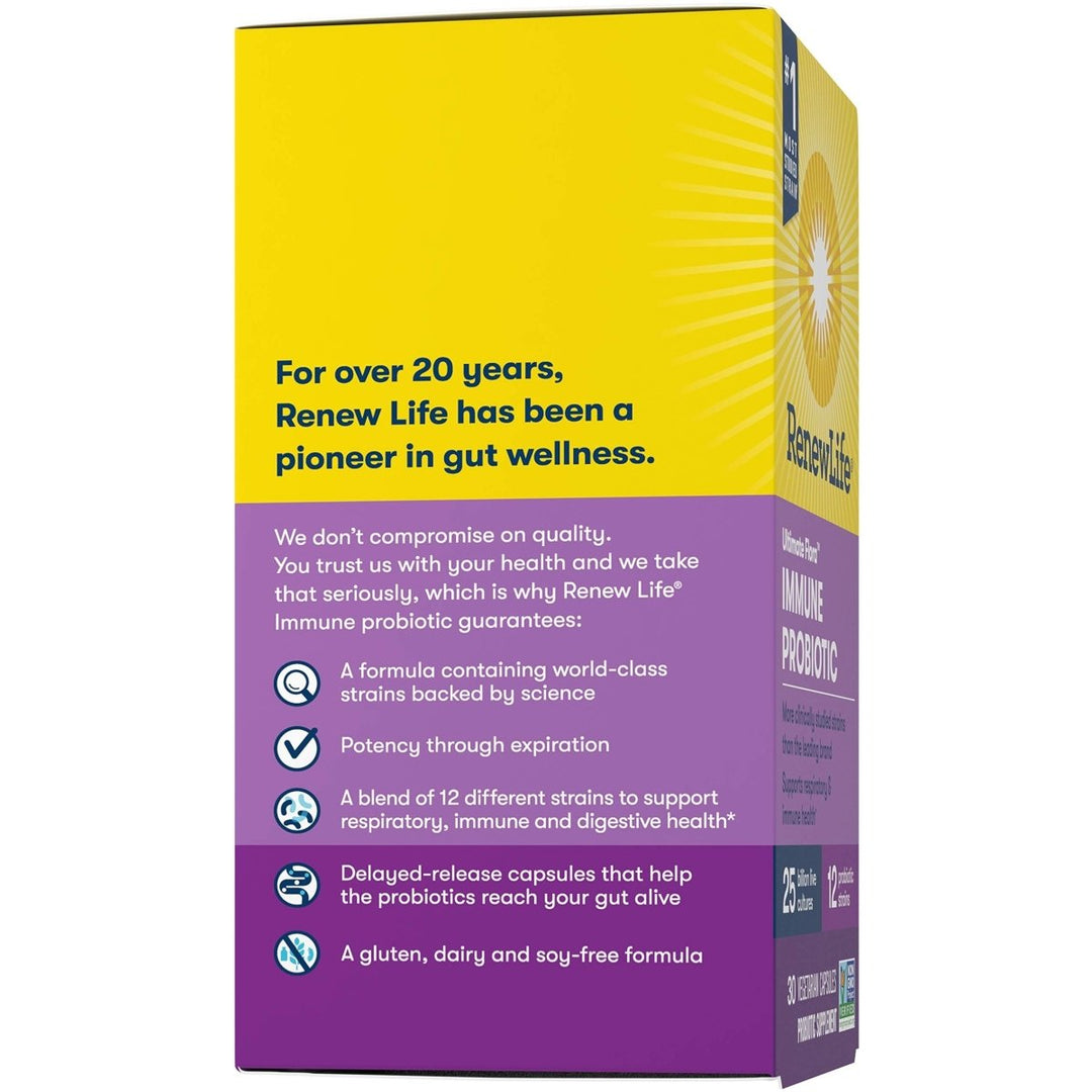 Renew LifeUF Immune Probiotic 25B, 30 ct - The Oasis of Health