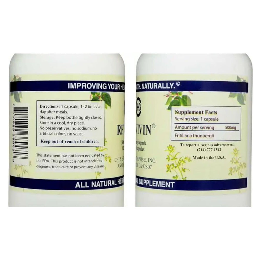 Revivin - 120 caps,(Chi's Enterprise) by Chi's Enterprise - The Oasis of Health