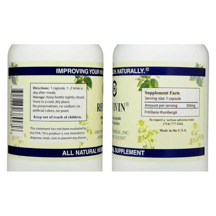 Revivin - 120 caps,(Chi's Enterprise) by Chi's Enterprise - The Oasis of Health
