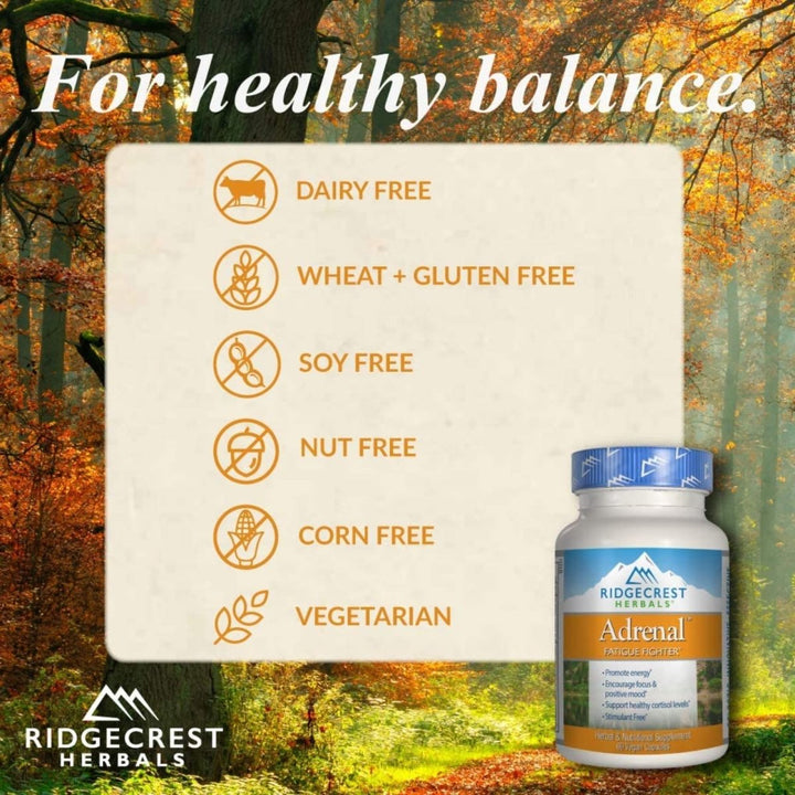 Ridgecrest Adrenal Fatigue Fighter 60 Vcaps - RG0029 - The Oasis of Health