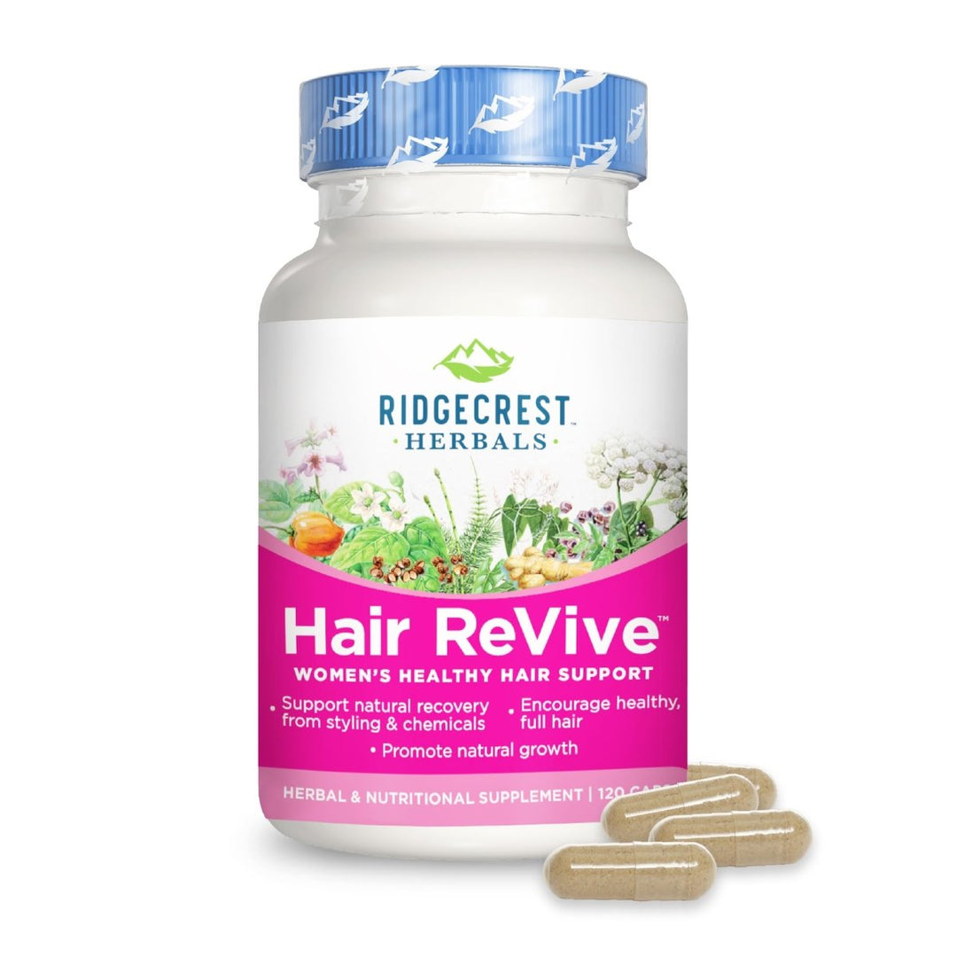 Ridgecrest Herbal Hair Revive 120 Capsules - RG0014 - The Oasis of Health