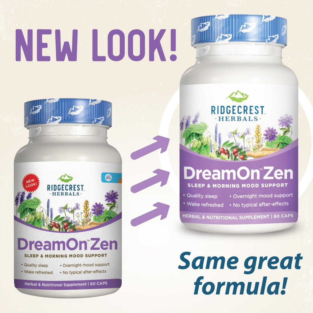 Ridgecrest Herbals DreamOn Zen 60 Vcaps - RG0013 - The Oasis of Health
