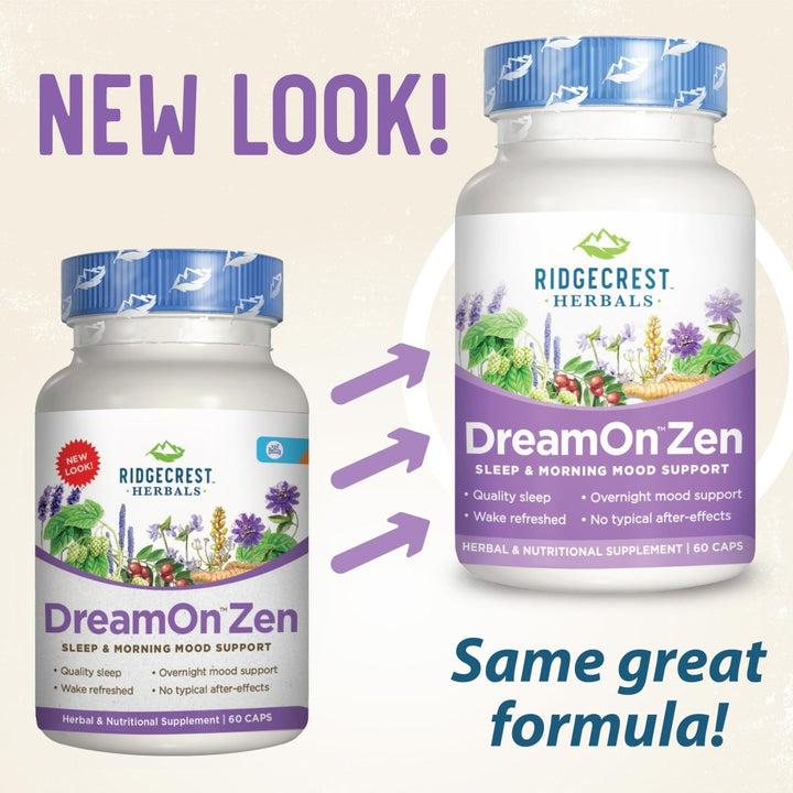 Ridgecrest Herbals DreamOn Zen 60 Vcaps - RG0013 - The Oasis of Health